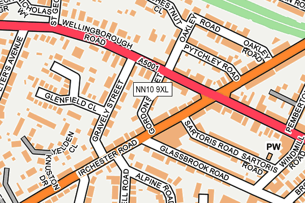 NN10 9XL map - OS OpenMap – Local (Ordnance Survey)