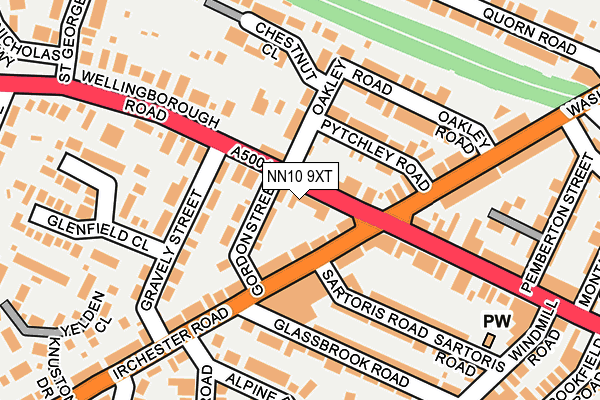 NN10 9XT map - OS OpenMap – Local (Ordnance Survey)