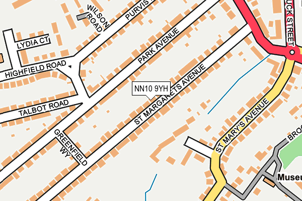 NN10 9YH map - OS OpenMap – Local (Ordnance Survey)