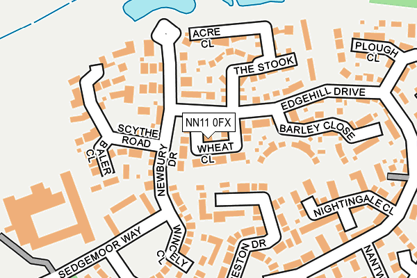 NN11 0FX map - OS OpenMap – Local (Ordnance Survey)