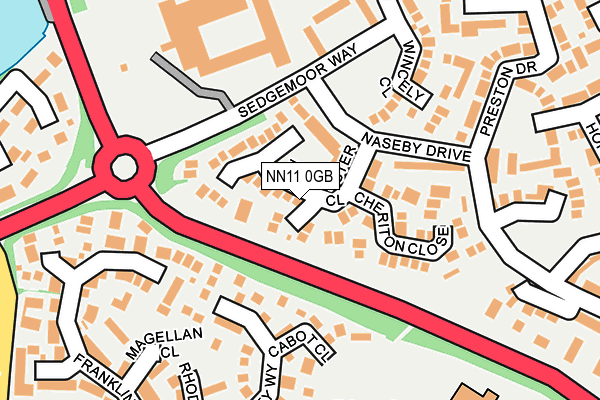 NN11 0GB map - OS OpenMap – Local (Ordnance Survey)