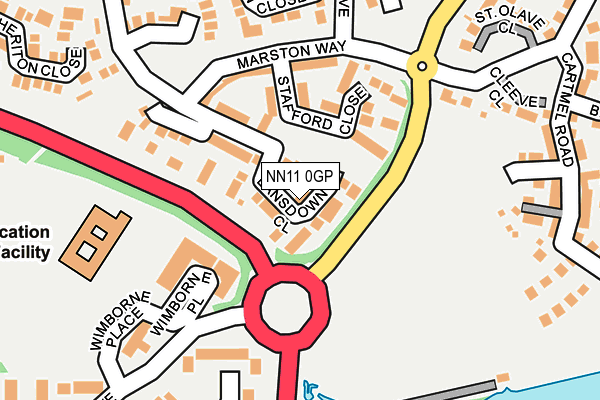 NN11 0GP map - OS OpenMap – Local (Ordnance Survey)