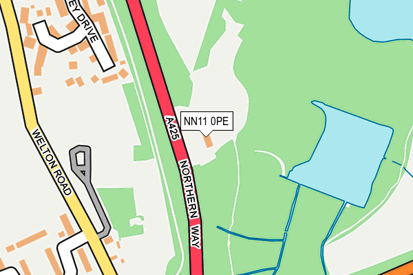 NN11 0PE map - OS OpenMap – Local (Ordnance Survey)