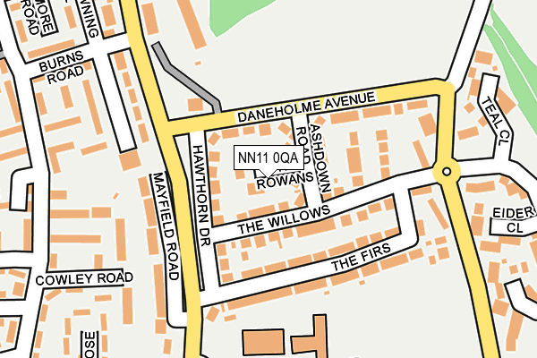 NN11 0QA map - OS OpenMap – Local (Ordnance Survey)