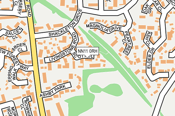 NN11 0RH map - OS OpenMap – Local (Ordnance Survey)