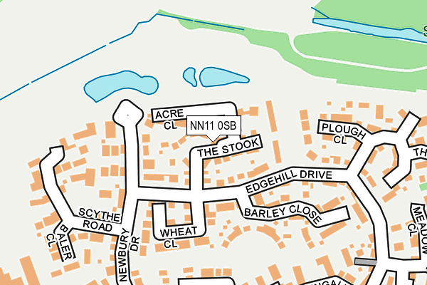 NN11 0SB map - OS OpenMap – Local (Ordnance Survey)