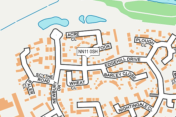 NN11 0SH map - OS OpenMap – Local (Ordnance Survey)