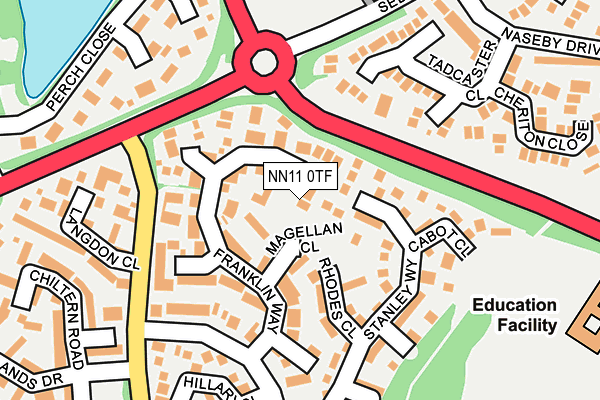 NN11 0TF map - OS OpenMap – Local (Ordnance Survey)