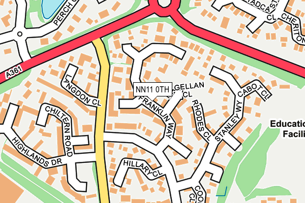 NN11 0TH map - OS OpenMap – Local (Ordnance Survey)