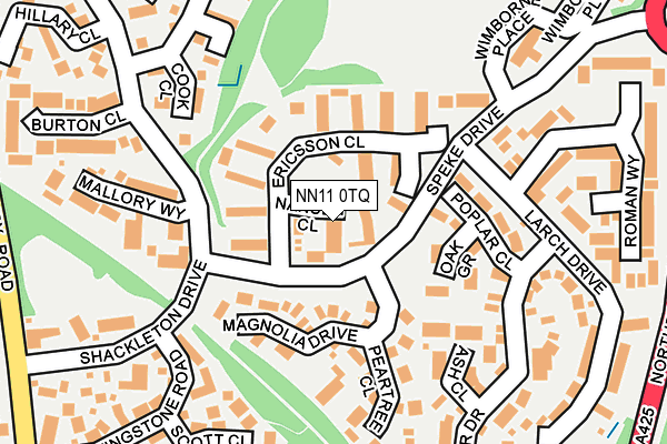 NN11 0TQ map - OS OpenMap – Local (Ordnance Survey)