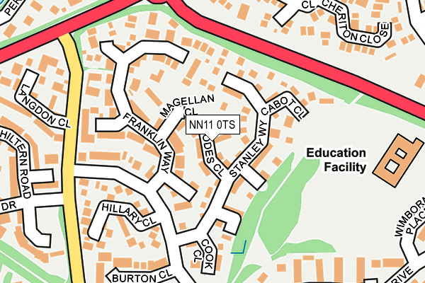 NN11 0TS map - OS OpenMap – Local (Ordnance Survey)