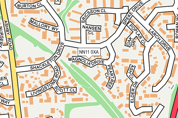 NN11 0XA map - OS OpenMap – Local (Ordnance Survey)