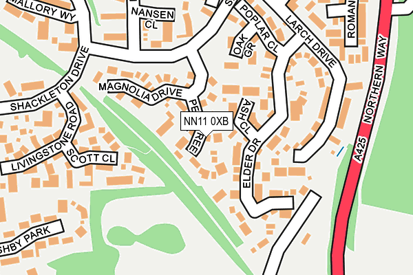 NN11 0XB map - OS OpenMap – Local (Ordnance Survey)