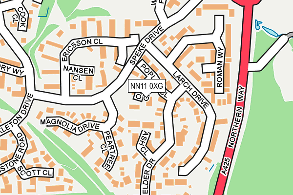 NN11 0XG map - OS OpenMap – Local (Ordnance Survey)