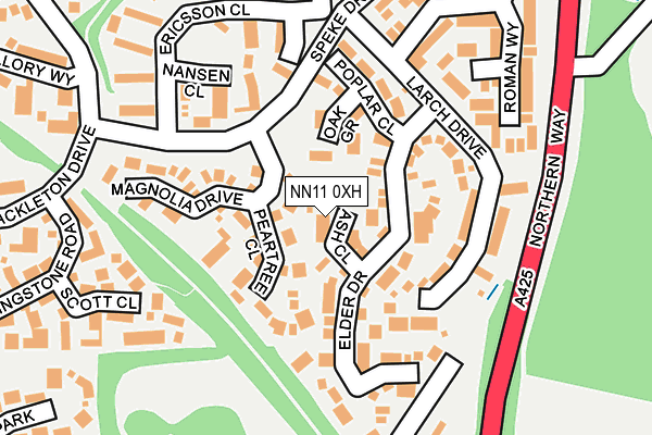 NN11 0XH map - OS OpenMap – Local (Ordnance Survey)