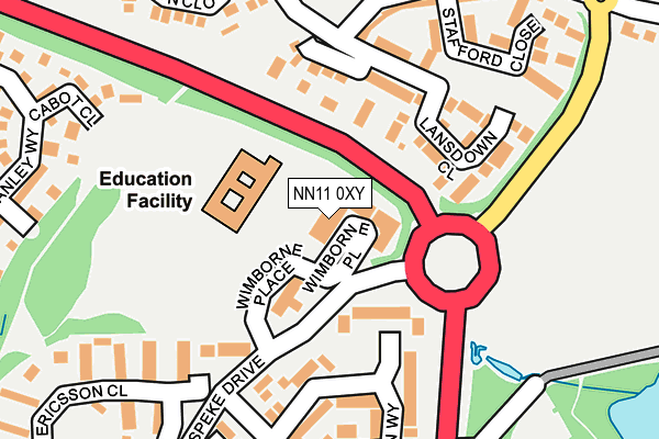 NN11 0XY map - OS OpenMap – Local (Ordnance Survey)
