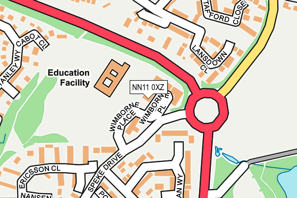 NN11 0XZ map - OS OpenMap – Local (Ordnance Survey)