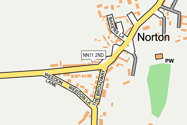 NN11 2ND map - OS OpenMap – Local (Ordnance Survey)