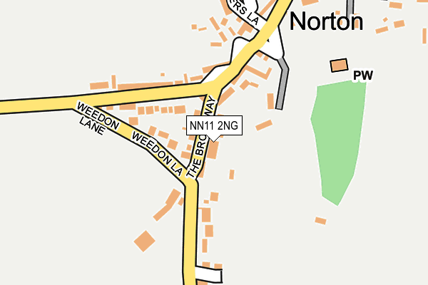 NN11 2NG map - OS OpenMap – Local (Ordnance Survey)