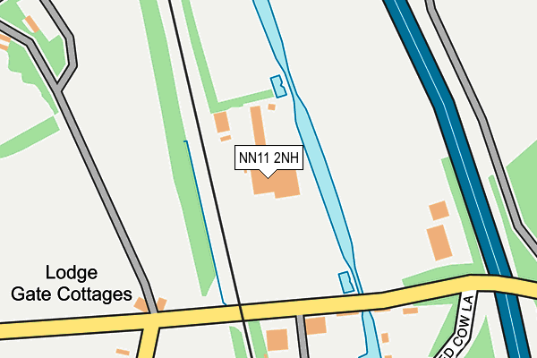 NN11 2NH map - OS OpenMap – Local (Ordnance Survey)