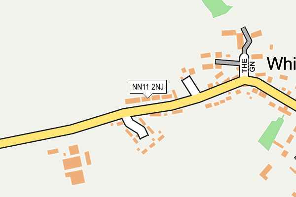 NN11 2NJ map - OS OpenMap – Local (Ordnance Survey)