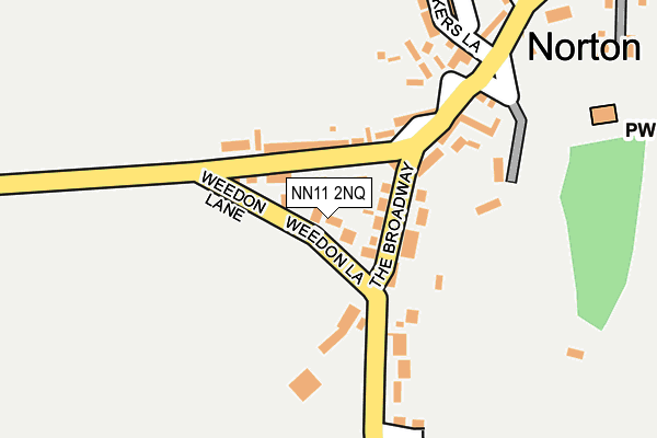 NN11 2NQ map - OS OpenMap – Local (Ordnance Survey)