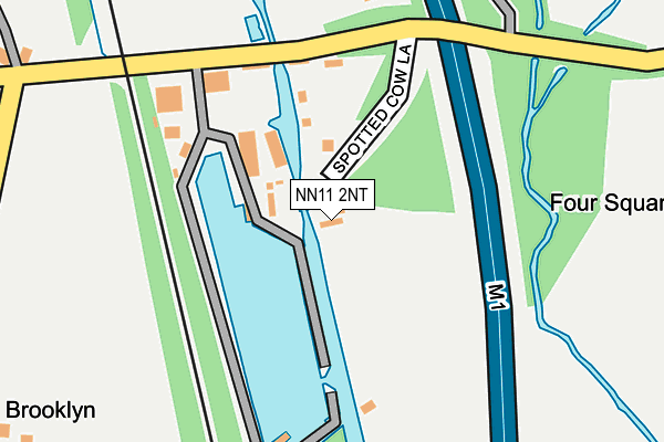 NN11 2NT map - OS OpenMap – Local (Ordnance Survey)