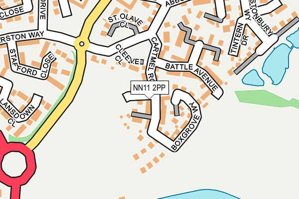 NN11 2PP map - OS OpenMap – Local (Ordnance Survey)