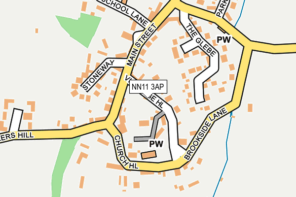 NN11 3AP map - OS OpenMap – Local (Ordnance Survey)