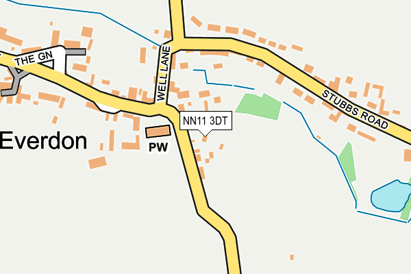 NN11 3DT map - OS OpenMap – Local (Ordnance Survey)