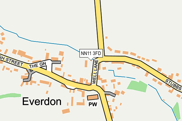 NN11 3FD map - OS OpenMap – Local (Ordnance Survey)