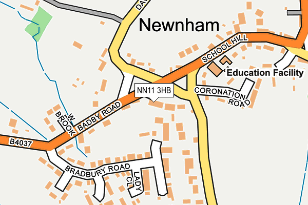 NN11 3HB map - OS OpenMap – Local (Ordnance Survey)