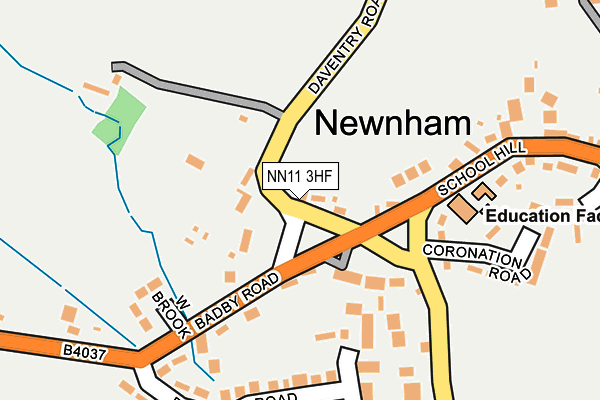 NN11 3HF map - OS OpenMap – Local (Ordnance Survey)