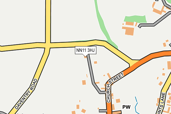 NN11 3HJ map - OS OpenMap – Local (Ordnance Survey)