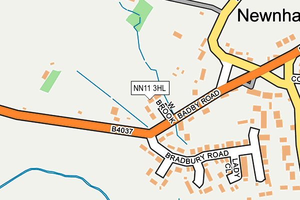 NN11 3HL map - OS OpenMap – Local (Ordnance Survey)