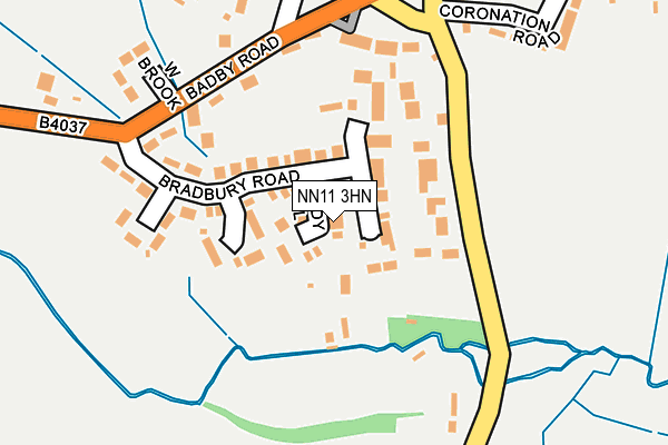NN11 3HN map - OS OpenMap – Local (Ordnance Survey)