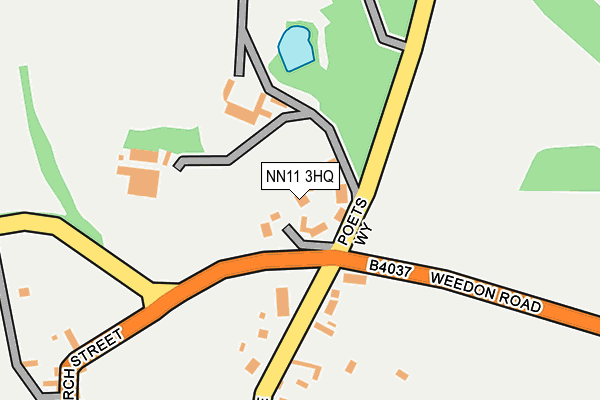 NN11 3HQ map - OS OpenMap – Local (Ordnance Survey)