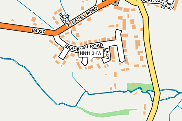 NN11 3HW map - OS OpenMap – Local (Ordnance Survey)