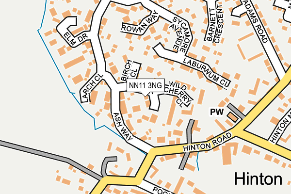 NN11 3NG map - OS OpenMap – Local (Ordnance Survey)