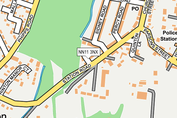 NN11 3NX map - OS OpenMap – Local (Ordnance Survey)