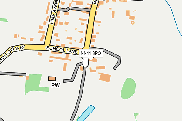 NN11 3PQ map - OS OpenMap – Local (Ordnance Survey)