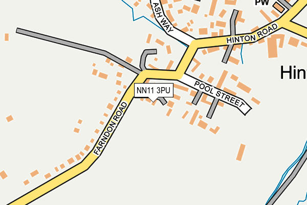 NN11 3PU map - OS OpenMap – Local (Ordnance Survey)
