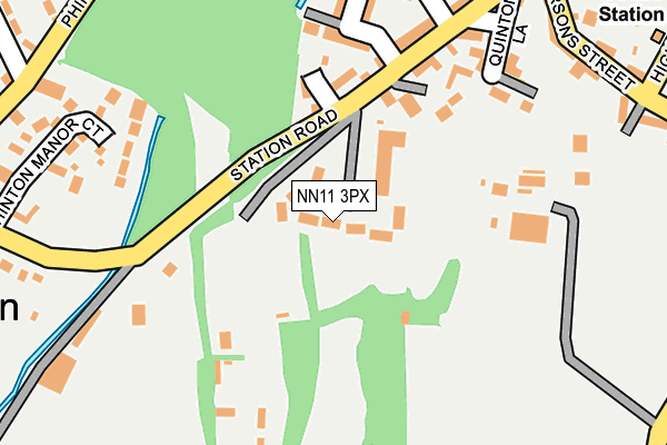 NN11 3PX map - OS OpenMap – Local (Ordnance Survey)