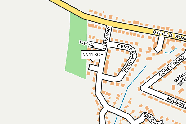 NN11 3QH map - OS OpenMap – Local (Ordnance Survey)