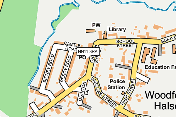 NN11 3RA map - OS OpenMap – Local (Ordnance Survey)