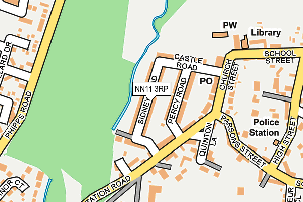NN11 3RP map - OS OpenMap – Local (Ordnance Survey)