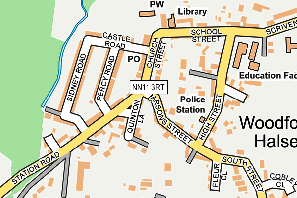NN11 3RT map - OS OpenMap – Local (Ordnance Survey)