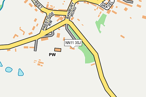 NN11 3SJ map - OS OpenMap – Local (Ordnance Survey)