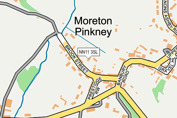 NN11 3SL map - OS OpenMap – Local (Ordnance Survey)