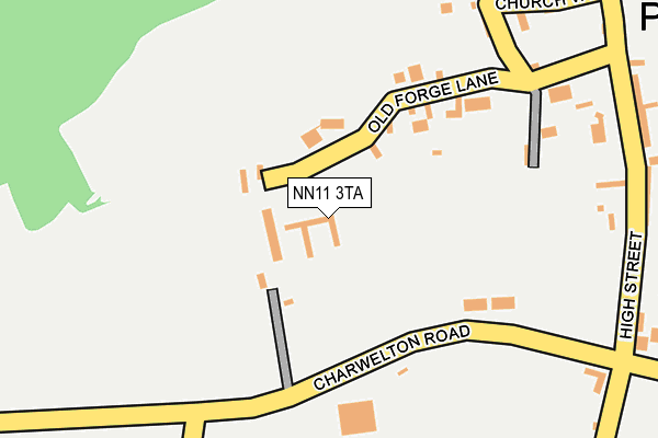NN11 3TA map - OS OpenMap – Local (Ordnance Survey)